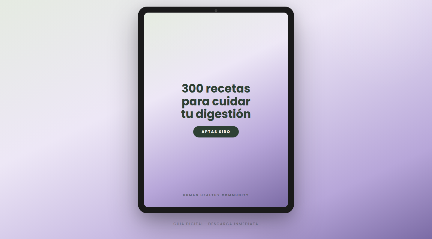 RECETAS SIBO Y DIGESTION